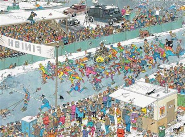( 70 zak groen) Elfstedentocht 2000 stukjes