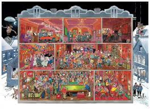 (18 zak blauw) Grand Café 1000 stukjes