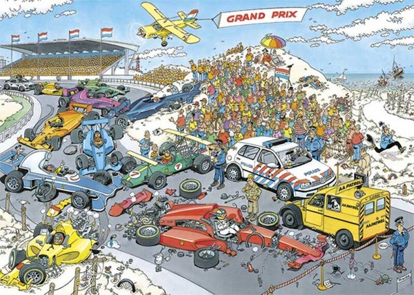( 63 zak groen)  Grand Prix 1000 stukjes