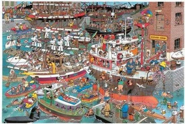 ( 26 zak blauw) De Haven 1500 stukjes