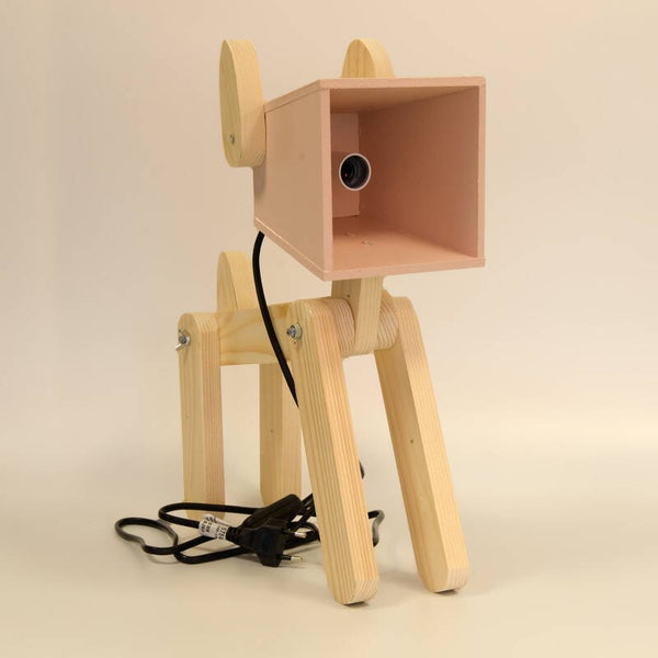 Hout Honden lampje