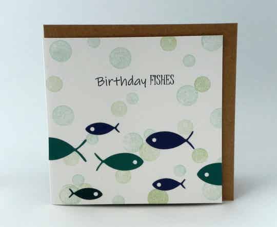 KAART Birthday fishes