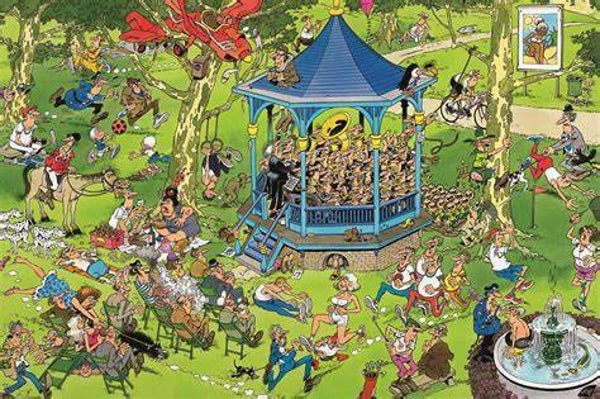 ( 37 zak grijs) Muziekpaviljoen 1500 stukjes