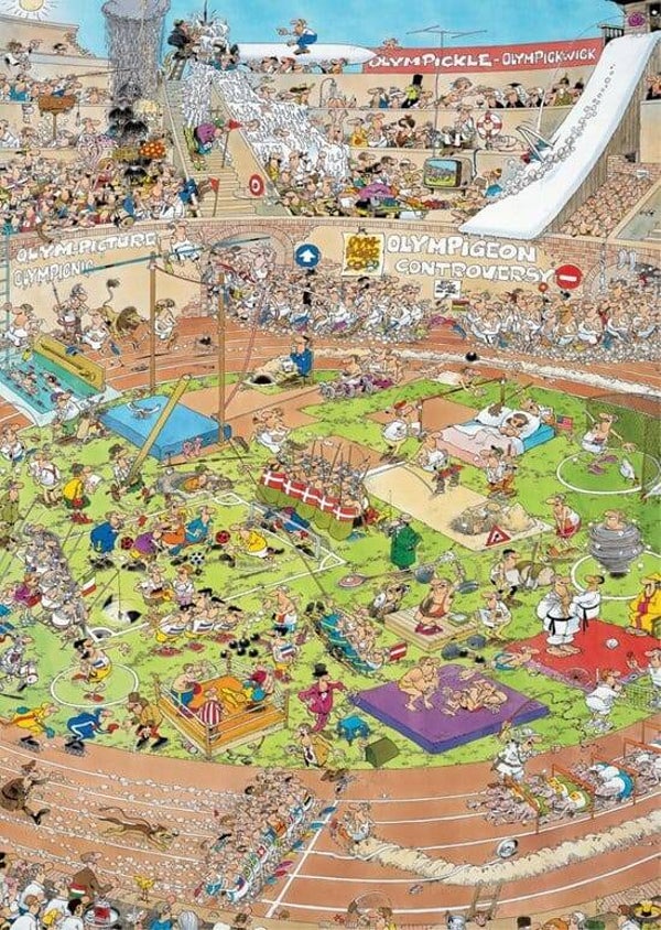 ( 64 zak groen) Olympische spelen 1000 stukjes
