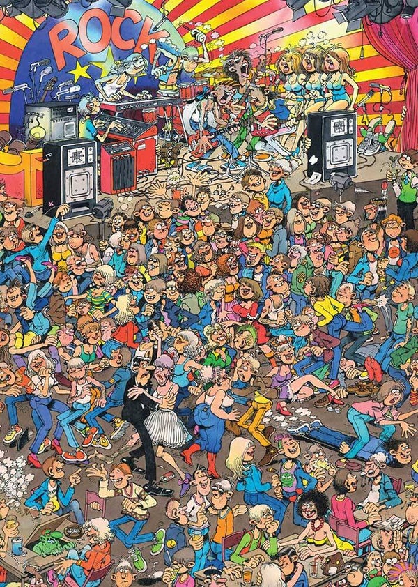 ( 76 zak paars) Rock around the clock 1000 stukjes