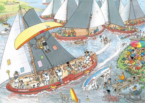 ( 31 zak grijs) Skutjesilen 1000 stukjes