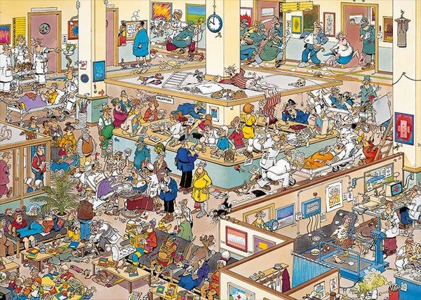 ( 14 zak oranje) Van Harte beterschap 1000 stukjes