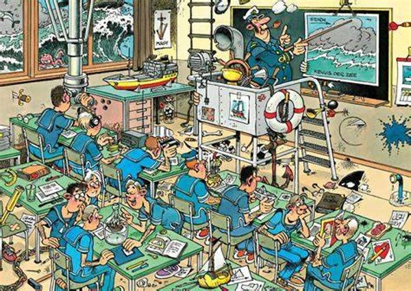 ( 73 zak groen) Zeeschool 500 stukjes