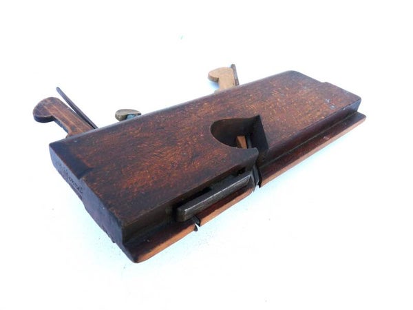 Lfd. Nr. 043 - Falz-Nut-Hobel 6 mm mit Vorschneider und Tiefenstellung von MOSELEY & SON