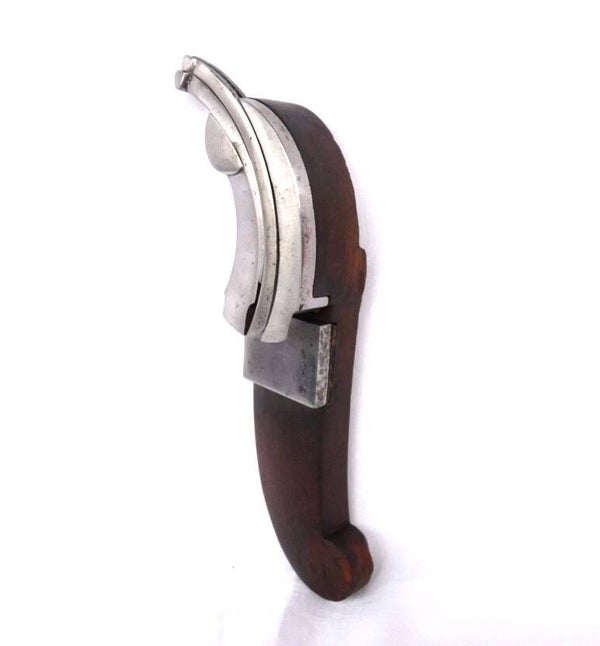 Lfd. Nr. 012 - Seltener Französischer Kutschenbauer Hobel, Original "Pariser" Flügel Hobel um 1850,
