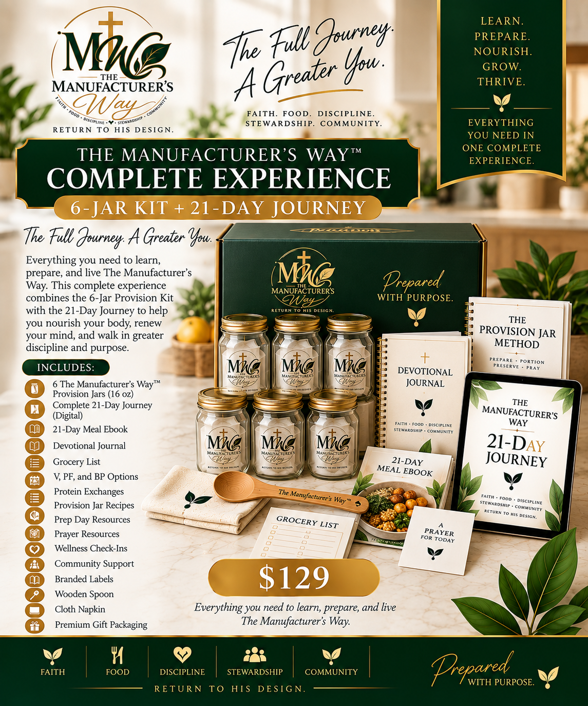THE MANUFACTURER’S WAY™ COMPLETE EXPERIENCE