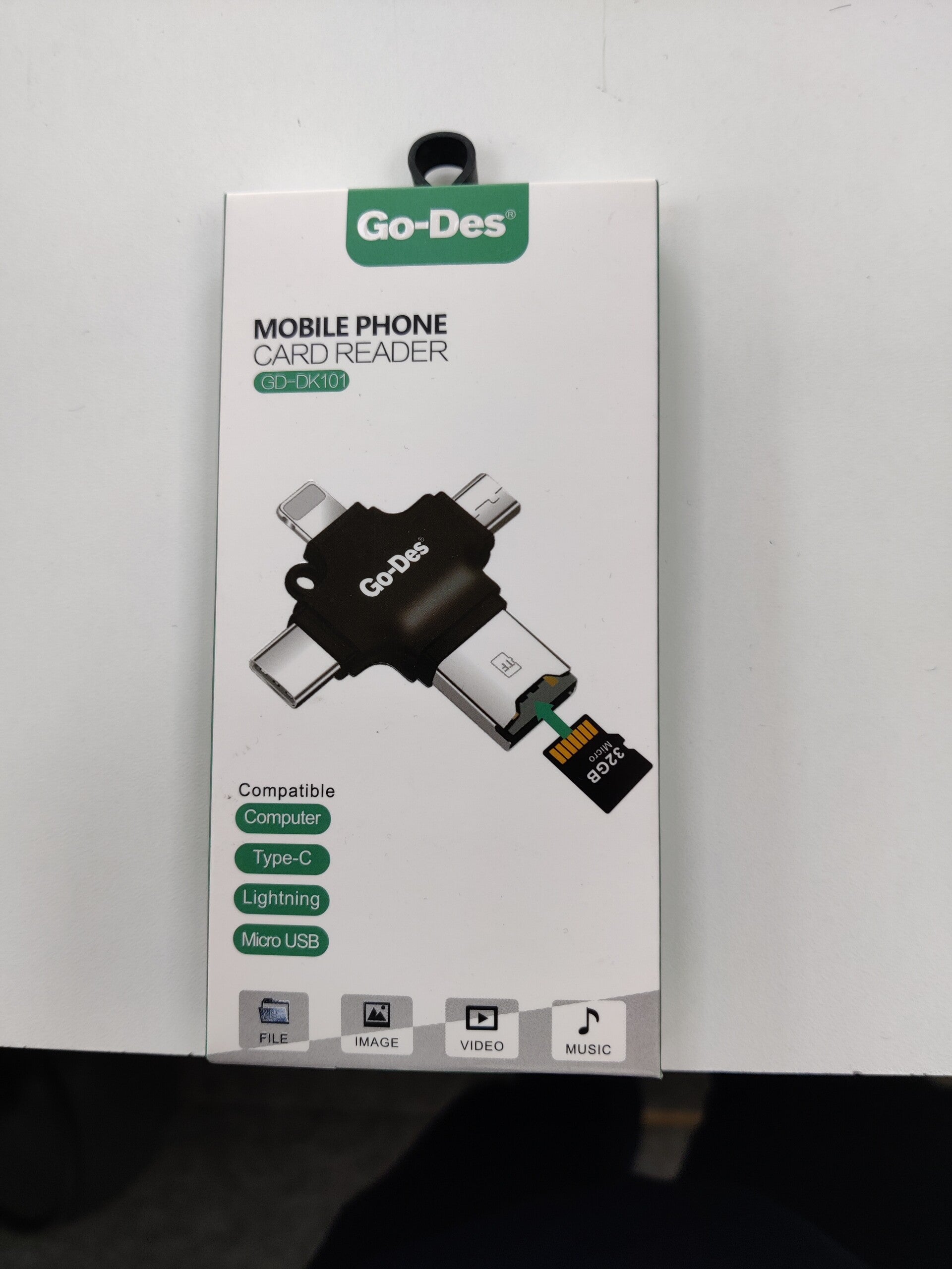 mobile phone card reader