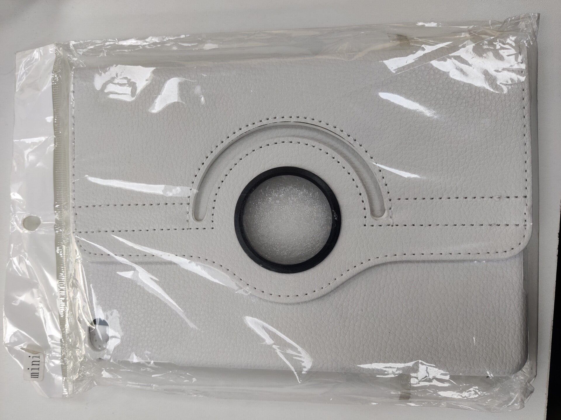 LEATHER WHITE IPAD MINI CASE