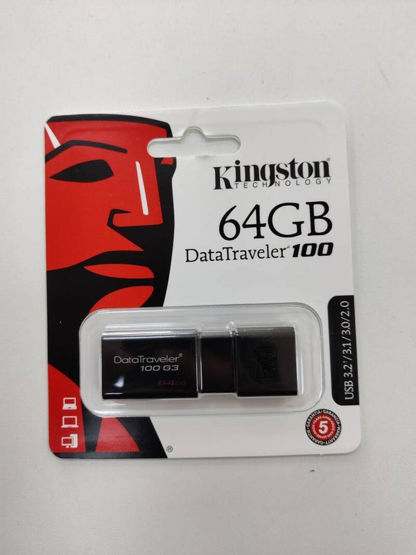 KINSTON 64GB DATA TRAVELLER