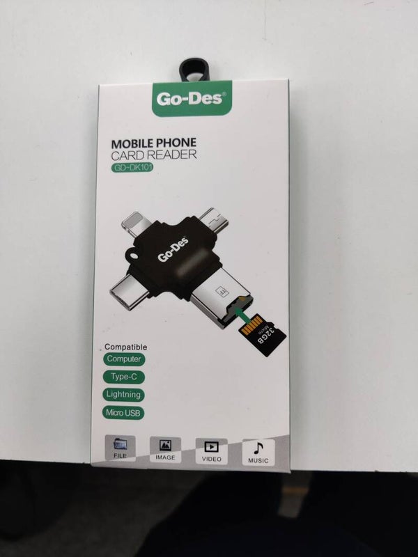 mobile phone card reader