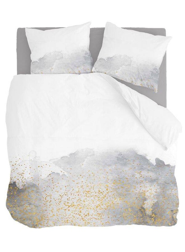 WALRA Dekbedovertrek Touch of Gold Wit