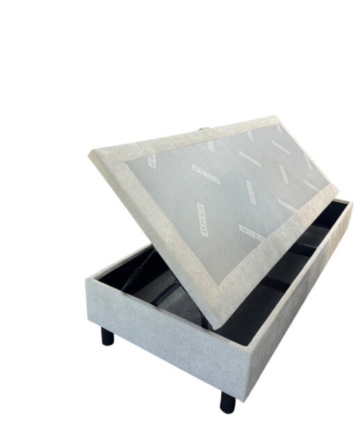 Losse Boxspring Ede Op Maat met Opbergruimte zonder matras en hoofdbord (Verkrijgbaar in diverse soorten stoffen en kleuren en ook verkrijgbaar met Hoofdbord en meegestoffeerd matras!)