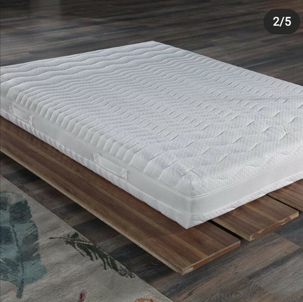 7-zones Pocketveringmatras met afdeklaag NASA Traagschuim - 25 cm dik met Bamboo Tijk