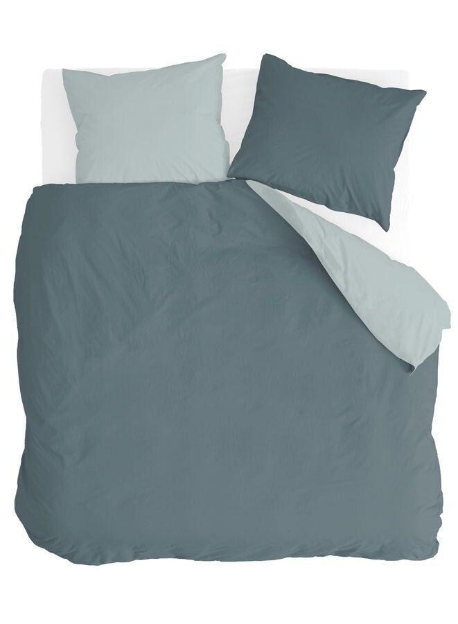BYRKLUND Dekbedovertrek Side Way Groen / Jade