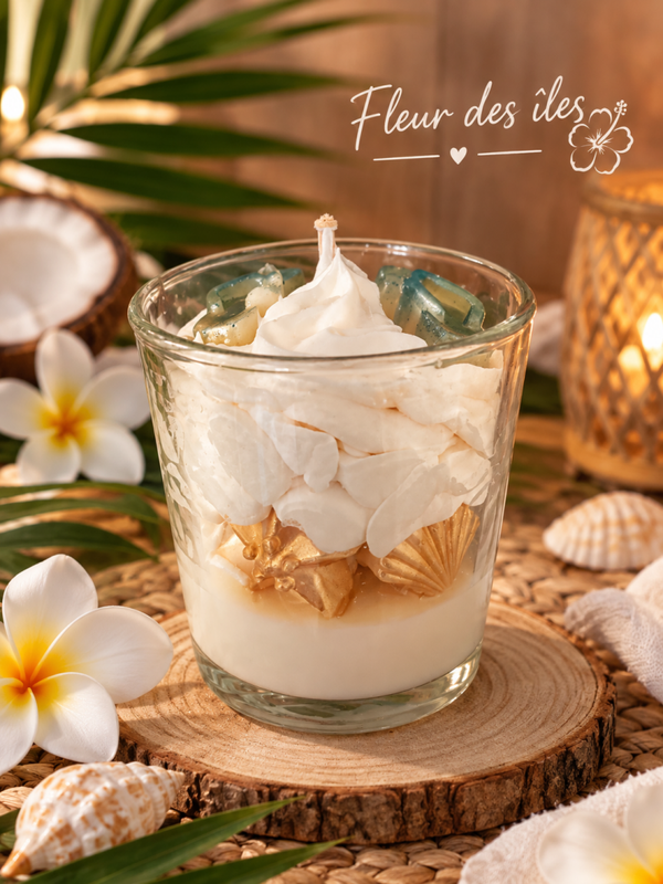 Bougie fleur des îles