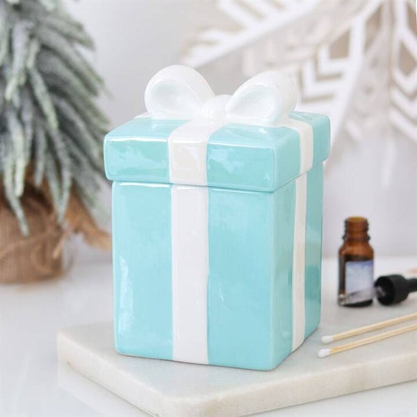Bruleur cadeau de noël bleu