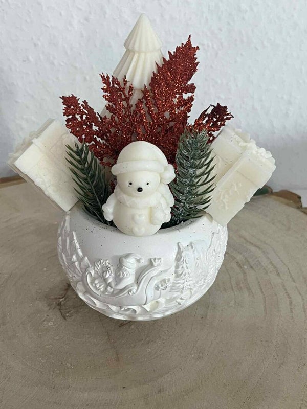 Bouquet de noël rouge PM