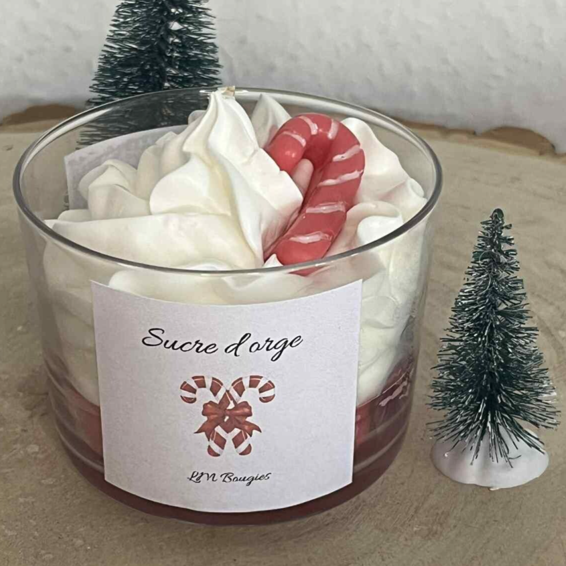 Bougie sucre d'orge