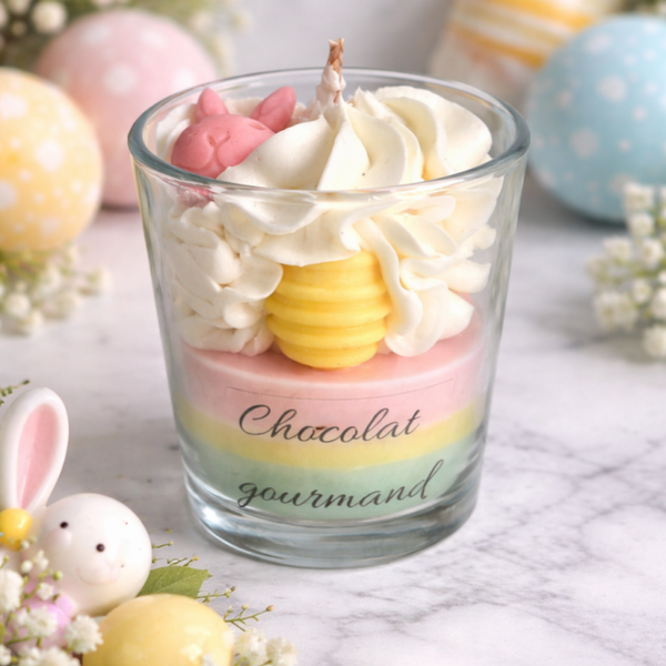 Bougie Pâques chocolat gourmand