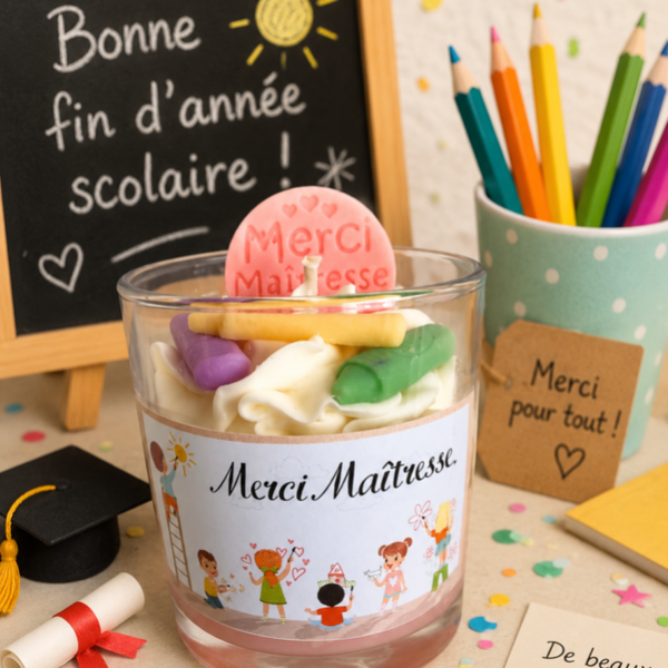 Bougie Merci Maîtresse pastille
