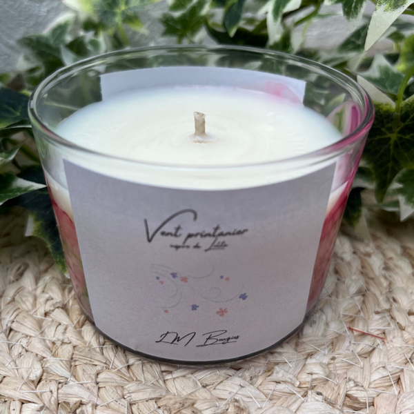 Bougie vent printanier inspiré de Lolita