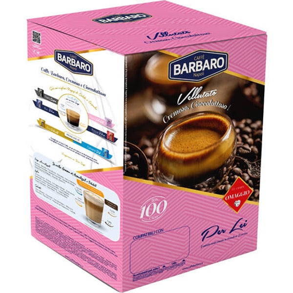 Kaffee Pads Barbaro Rosa