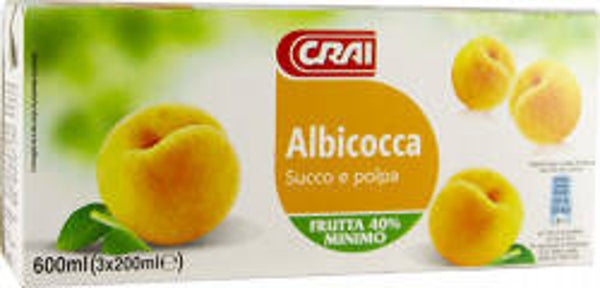 Aprikosensaft CRAI 3x200ML