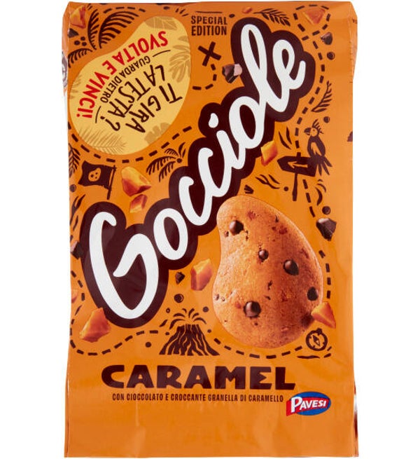🍪 Pavesi Gocciole Caramel – 500 g