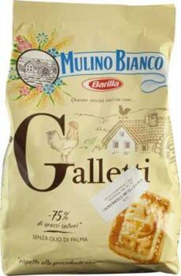 🍪 Mulino Bianco Galletti – Knusprige Butterkekse mit Zuckerkristallen