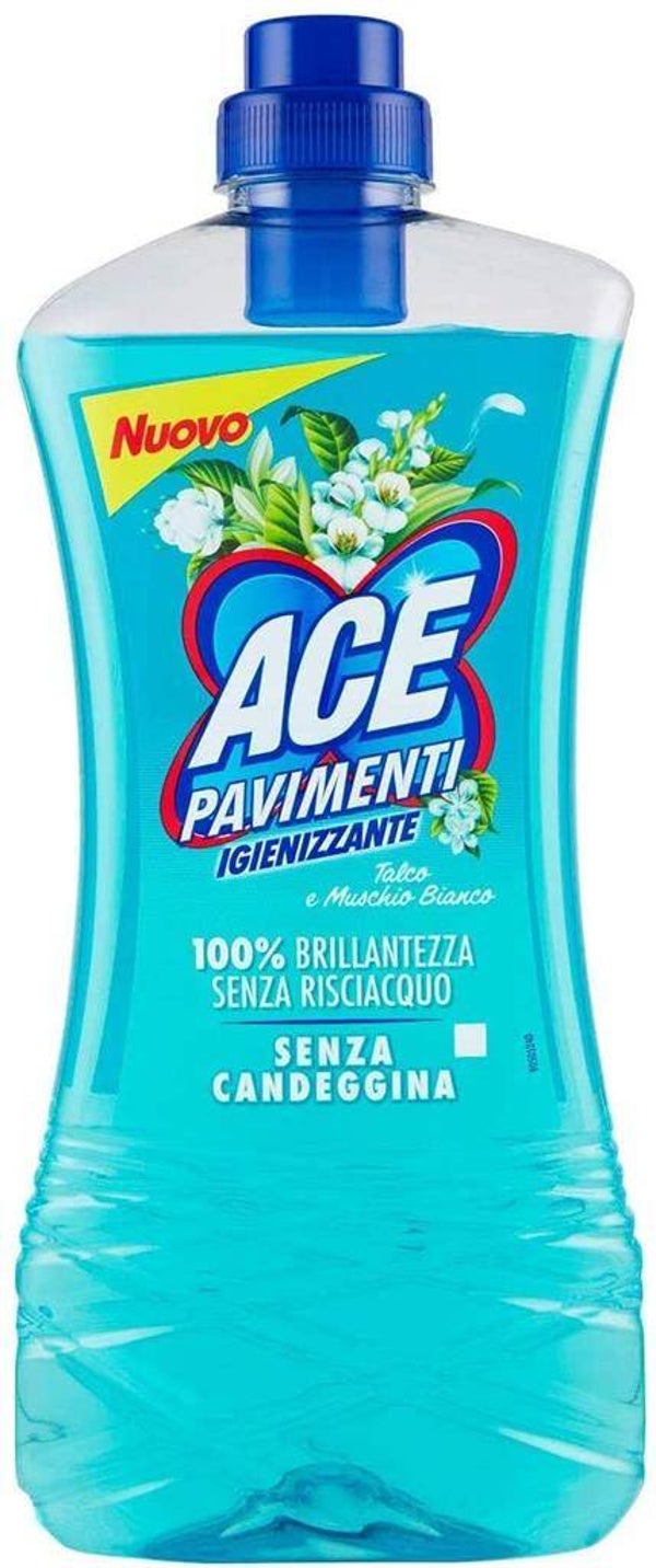 ACE Pavimenti Igienizzante Talco & Muschio Bianco – 1 L