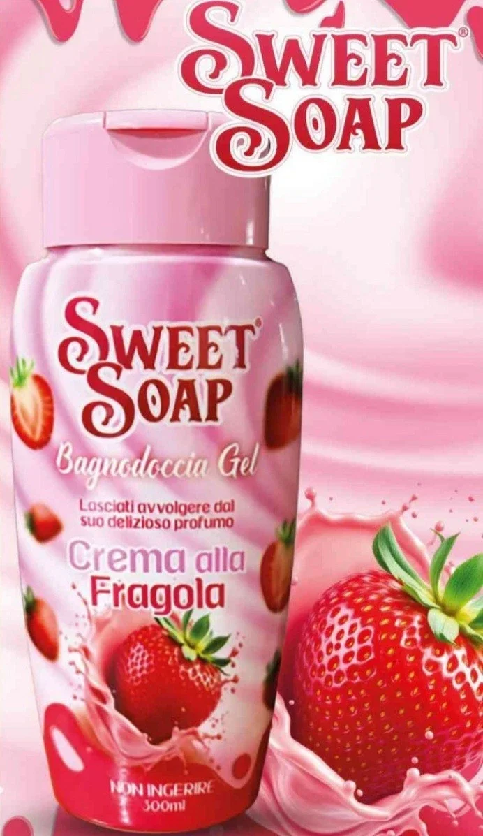 Sweet Soap Bagnodoccia Gel Crema alla Fragola – 300 ml