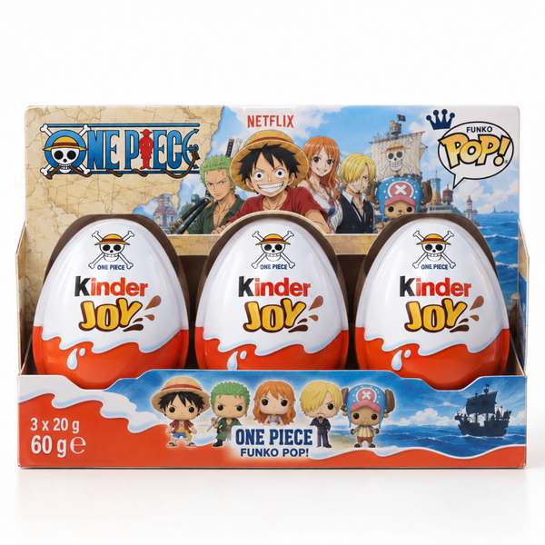 Kinder Joy One Piece Funko POP! – 3er-Pack, 60 g