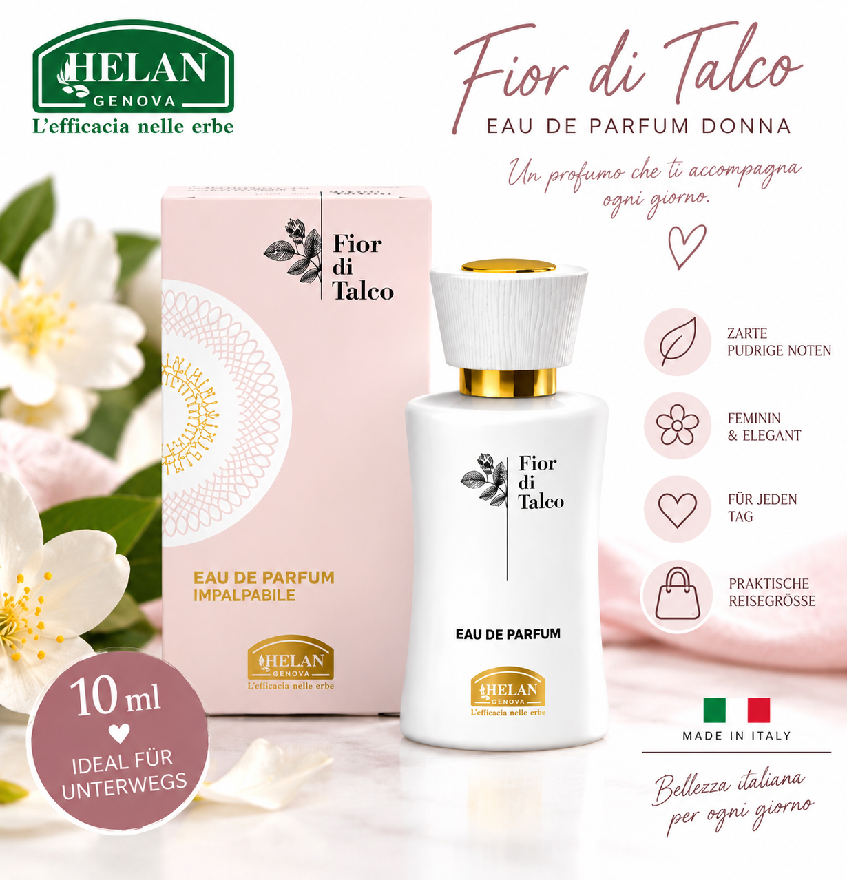Helan Fior di Talco Eau de Parfum Donna – 10 ml