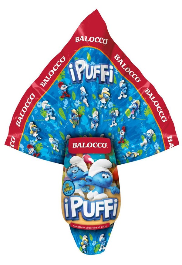 🔵🍫 Balocco Puffi (Die Schlümpfe) Uovo di Pasqua – 150 g