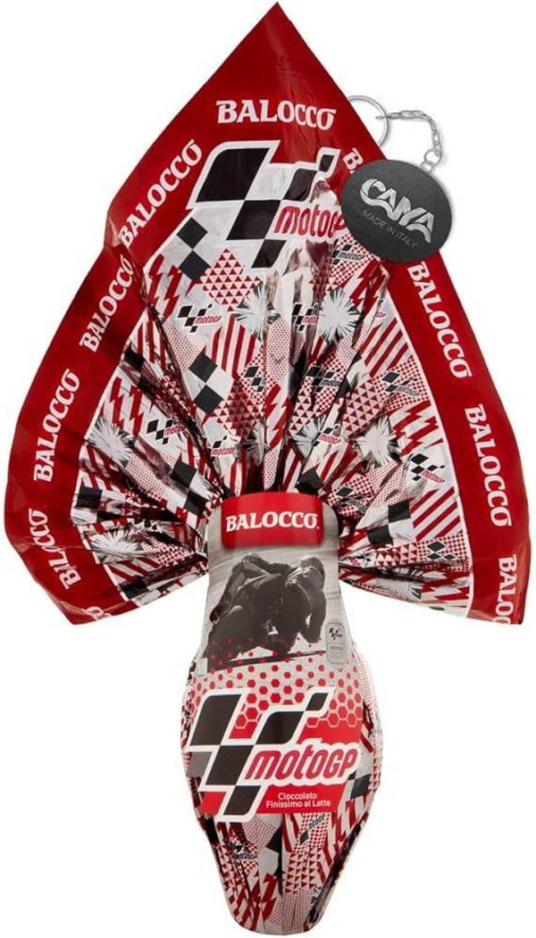 🏍️🍫 Balocco Moto GP Uovo di Pasqua – 240 g Balocco Moto GP Uovo di Pasqua 240g
