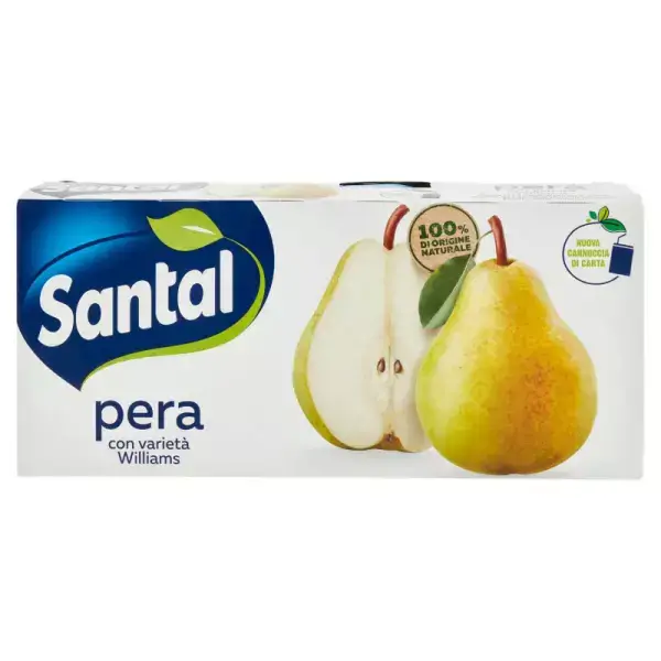 🍐 Santal Succo di Frutta Pera – 3 × 200 ml
