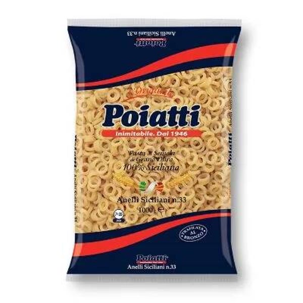 🍝 Poiatti Anelli Siciliani N.33 – 1 kg