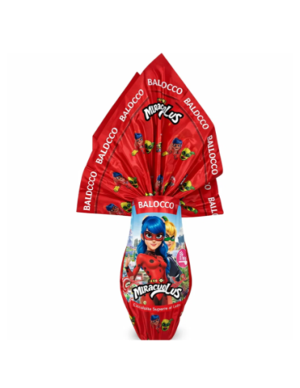 🍫 Balocco Uovo di Pasqua „Miraculous“ – 240g