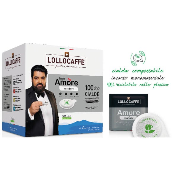 ☕ Lollo Caffè Amore – 100 Cialde (E.S.E. Pads)