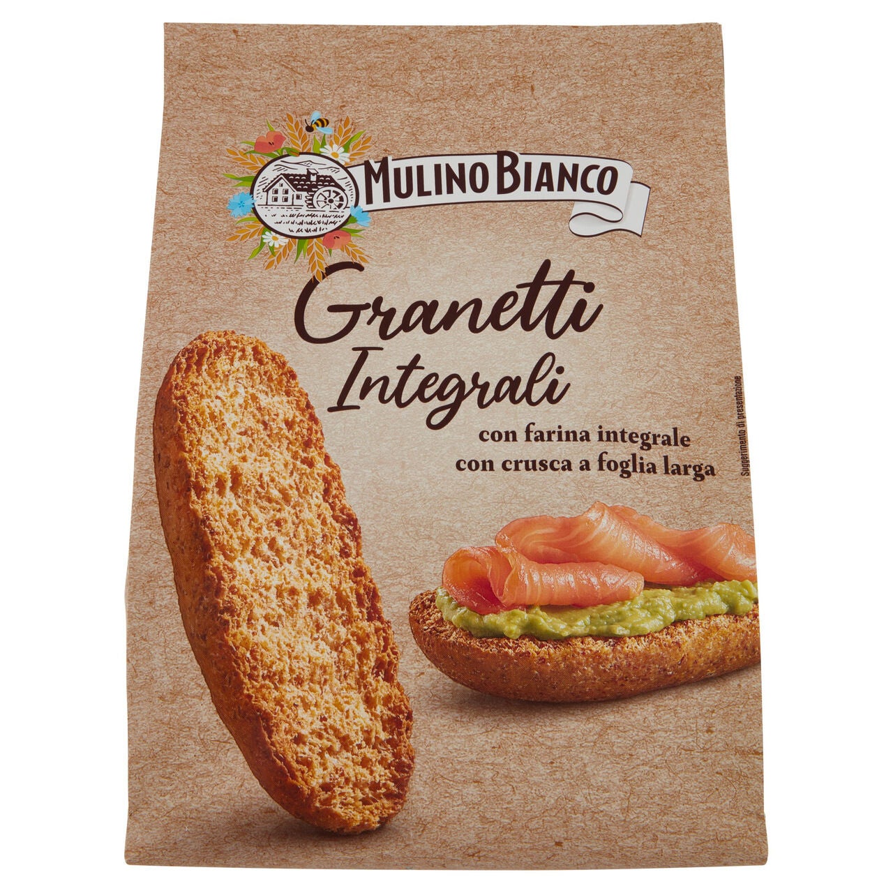 🌾 Mulino Bianco Granetti Integrali – Vollkorn-Brotscheiben