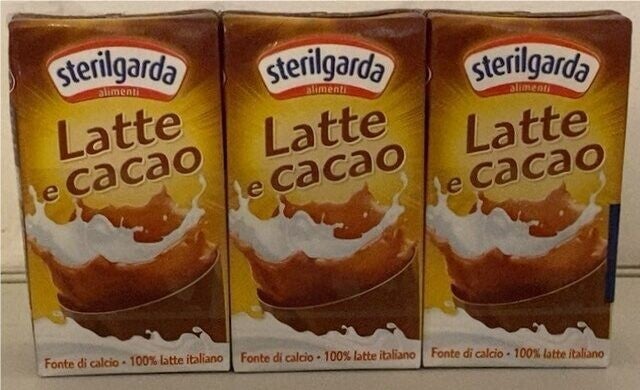 🥛🍫 Sterilgarda Latte e Cacao – 3×200 ml