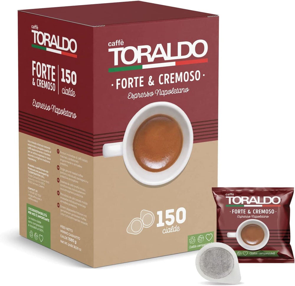 ☕ Toraldo Cialde Decaffeinato – 150 E.S.E. Pads (44 mm)
