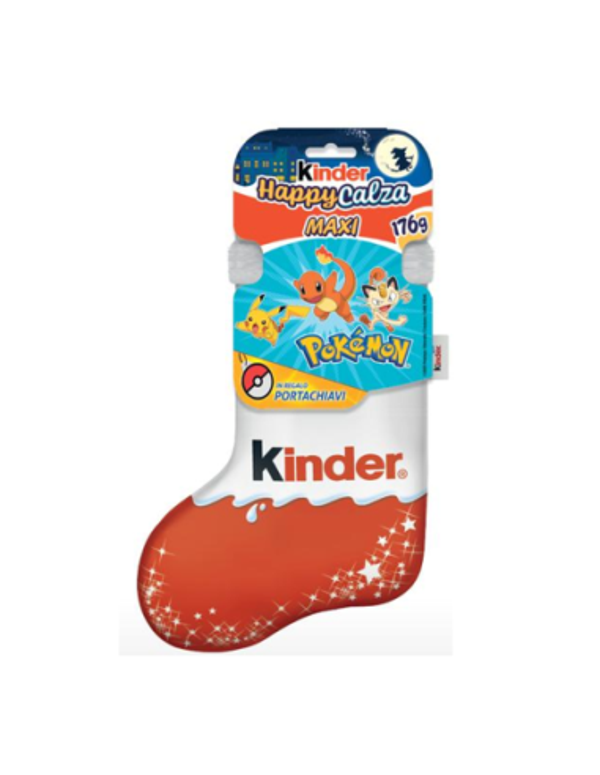 Kinder Happy Calza MAXI Pokémon (176 g) – Calza Befana