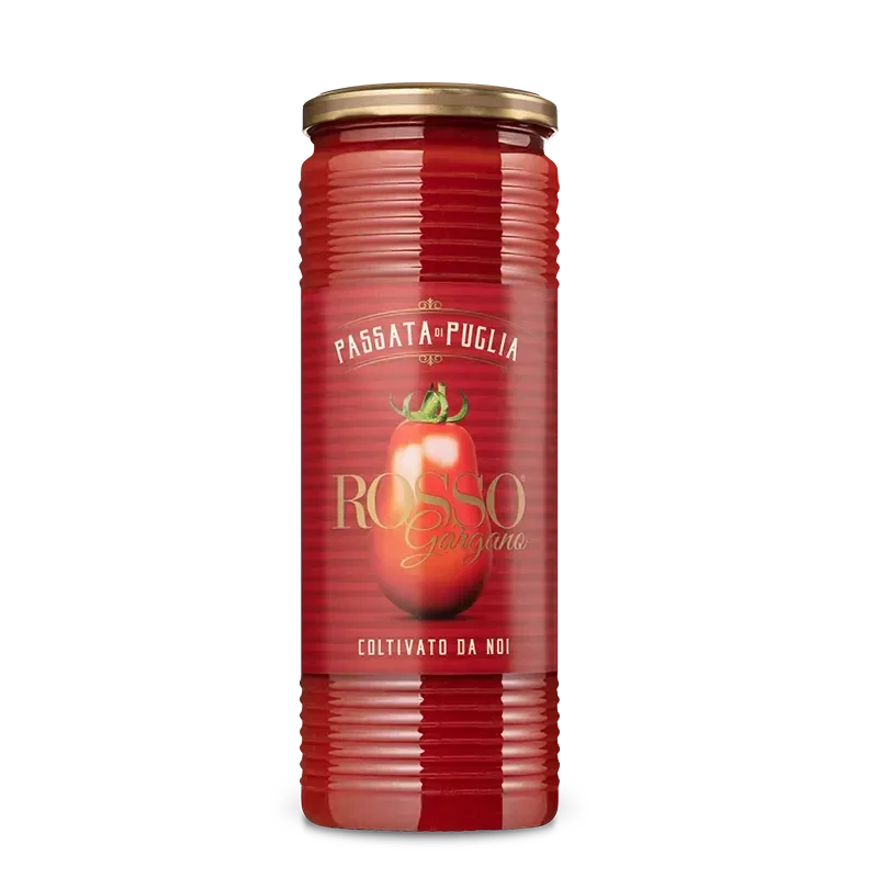 🍅 Rosso Gargano Passata di Puglia – 700 g (Glasflasche)