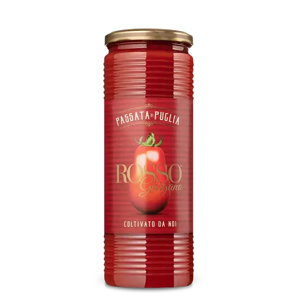 🍅 Rosso Gargano Passata di Puglia – 700 g (Glasflasche)